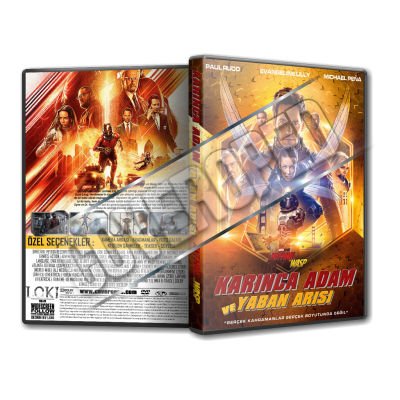 Karınca Adam ve Yaban Arısı  - Ant Man And The Wasp 2018 Türkçe Dvd Cover Tasarımı